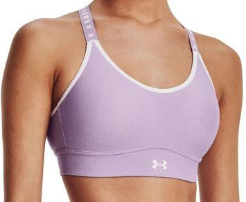 Жіночий спортивний бюстгальтер Under Armour Infinity Mid Heather Cover - октановий світлий верес/октан ST84429 фото