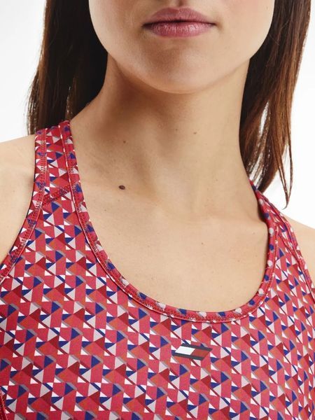 Tommy Hilfiger Mid Intensity AOP Racer Bra - small Island гео-розовый ST82165 фото