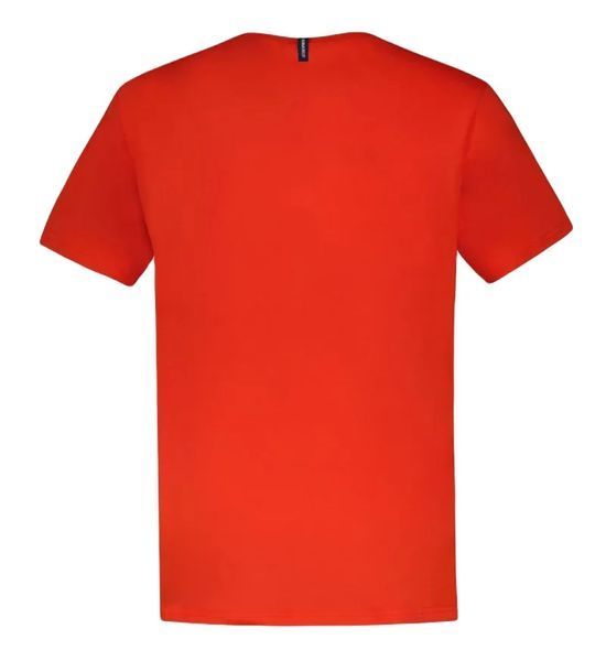 Мужская футболка Le Coq Sportif ESS Tee Short Sleeve N&deg;4 SS23 - технический красный ST90572 фото