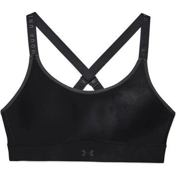 Женский бюстгальтер с принтом средней длины Under Armour Infinity - черный ST76940 фото