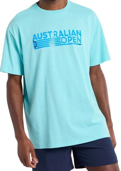 Мужская футболка с рисунком в стиле ретро на Открытом чемпионате Австралии по теннису ST101196 фото