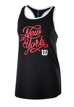 Жіночий топ Wilson New York City Calligra Tech Tank W - чорний ST78536 фото