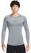 Компресійний одяг Nike Pro Dri-FIT Tight Long-Sleeve Fitness Top - димчатий/чорний ST94116 фото 1