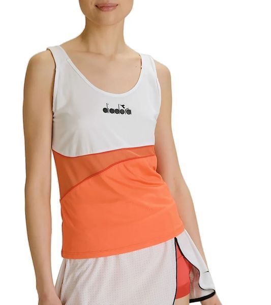 Жіночий топ Diadora L. Tank Icon W - темно-помаранчевий ST82837 фото