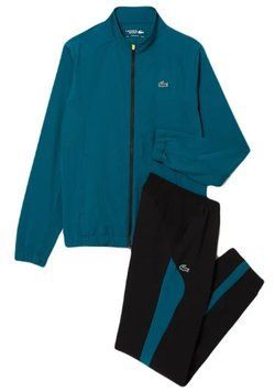 Чоловічий спортивний костюм Lacoste SPORT Color-Block Tennis - зелений/чорний/зелений ST87775 фото