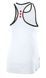 Женский топ Wilson New York City Calligra Tech Tank W - белый ST78508 фото 2