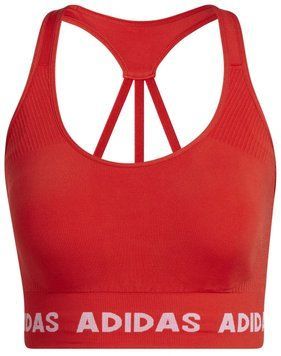 Женский бюстгальтер Adidas Training Aeroknit - ярко-красный ST80739 фото