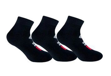 Шкарпетки Fila Fitness Quarter Socks 3P - чорні ST88150 фото