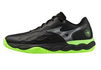 Чоловічі кросівки Mizuno Wave Enforce Court Padel - чорний/листяно-зелений/сяючий ST110685 фото
