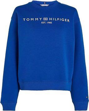 Жіноча толстовка Tommy Hilfiger Modern Regular Corp з логотипом C-NK - ультрасиня ST93716 фото