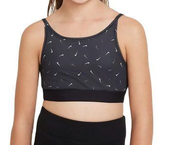 Бюстгальтер для дівчат Nike Dri-Fit Trophy Light-Support Sports - чорно-білий ST90750 фото