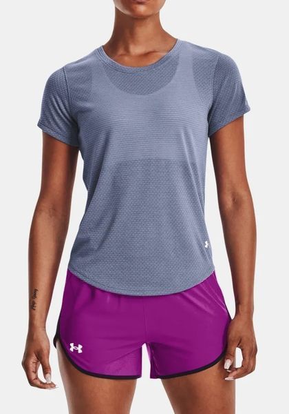 Жіноча футболка Under Armour Streaker Run Short Sleeve T-shirt - aurora purple/reflective ST87283 фото