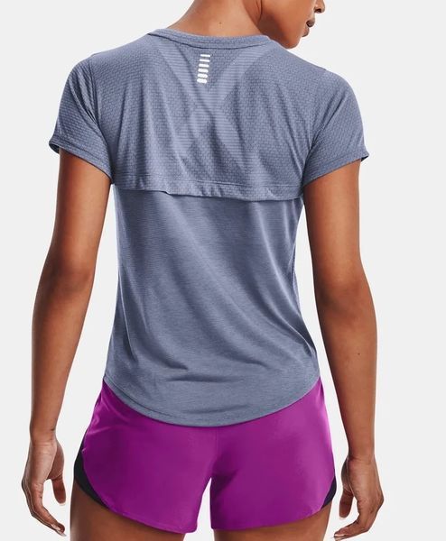 Жіноча футболка Under Armour Streaker Run Short Sleeve T-shirt - aurora purple/reflective ST87283 фото