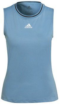 Женская майка Adidas Match W &mdash; дымчато-синий/белый ST74669 фото