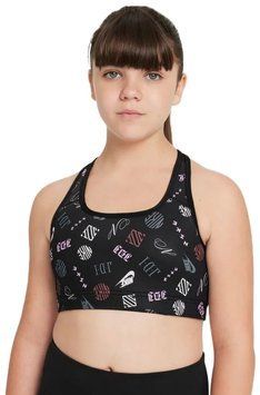 Бюстгальтер для девочек Nike Dri-Fit Swoosh Rev G - черный/белый ST78839 фото