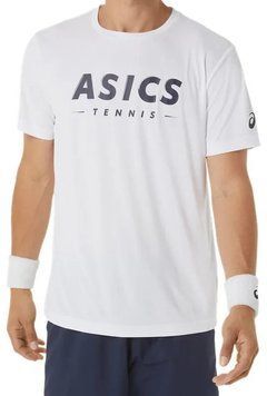 Чоловіча футболка Asics Court Tennis Graphic - яскраво-біла ST89058 фото