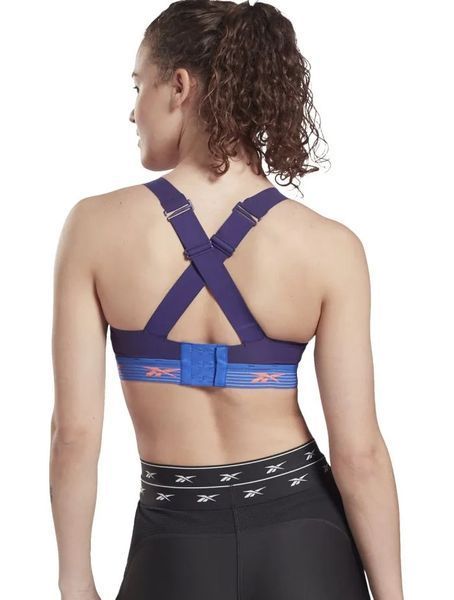 Жіночий бюстгальтер Reebok PureMove+ Seasonal Bra W - темно-орхідея/синій ST76246 фото