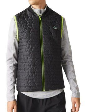 Чоловічий жилет Lacoste SPORT Padded And Reversible - жовтий/чорний ST88331 фото