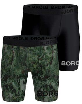 Мужские боксеры Bj&ouml;rn Borg Performance Boxer Long Shorts 2P - разноцветные ST92821 фото