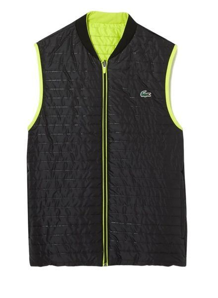 Чоловічий жилет Lacoste SPORT Padded And Reversible - жовтий/чорний ST88331 фото