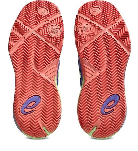 Женские туфли для весла Asics Gel-Resolution X Padel - аметист/зеленый с подсветкой ST107889 фото