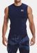 Under Armour Чоловічий компресійний одяг HeatGear Armor без рукавів - темно-синій/білий ST86555 фото 2