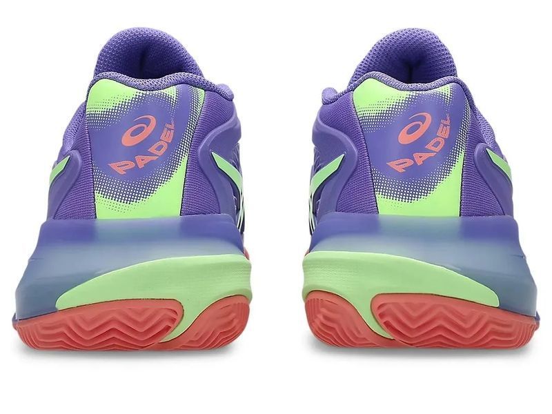 Женские туфли для весла Asics Gel-Resolution X Padel - аметист/зеленый с подсветкой ST107889 фото