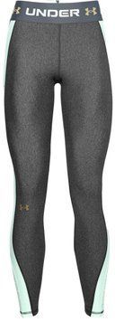Женские леггинсы Under Armour HeatGear Armor Wordmark - серые ST72638 фото