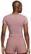 Жіночий топ Nike One Fitted Dri-Fit Short Sleeve - димчасто-ліловий/чорний ST96619 фото 2