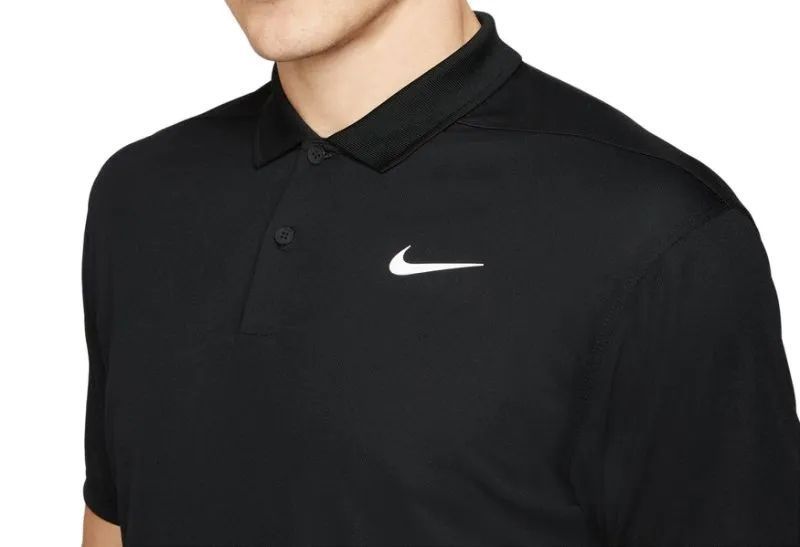 Чоловіче поло Nike Court Dri-Fit Pique M - чорно/біле ST82202 фото