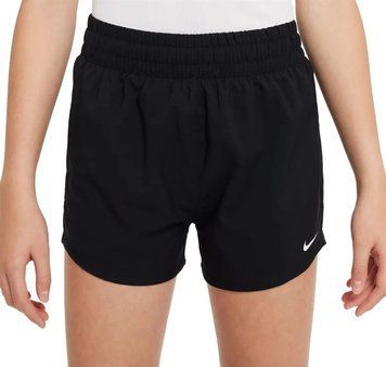 Шорты для тренировок из тканого материала с высокой талией Nike Dri-Fit One &mdash; черно-белые ST90676 фото