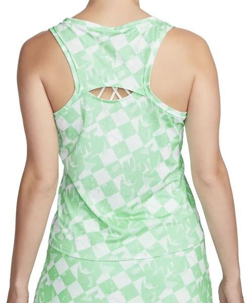 Жіноча майка Nike Court Dri-Fit Fall Victory Tank - зелене світіння/чорне ST86866 фото
