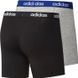 Чоловічі боксерські шорти Adidas Linear Brief 2P - чорний/середньо-сірий верес ST76251 фото 2
