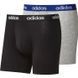 Чоловічі боксерські шорти Adidas Linear Brief 2P - чорний/середньо-сірий верес ST76251 фото 1