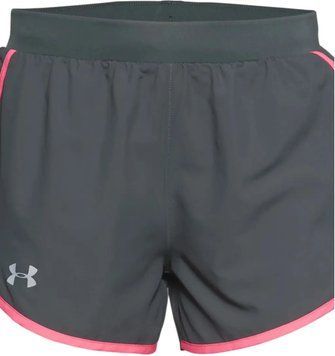 Шорты Under Armour Wome's UA Fly-By 2.0 - темно-серый/вишневый ST81977 фото
