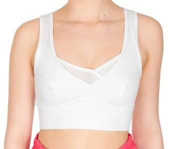 Жіночий бюстгальтер Le Coq Sportif Training Perf Brassiere No.3 W - новий оптичний білий ST85874 фото