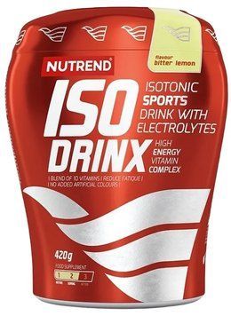 Nutrend ISODRINX изотонический напиток 420г - горький лимон ST68238 фото