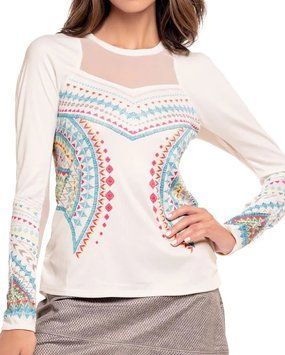 Футболка женская (с длинным рукавом) Lucky in Love Desert Vibes Long Sleeve - белая ST86161 фото