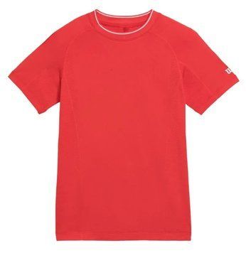 Футболка для хлопчика Wilson Kids Team Seamless Crew - інфрачервона ST97664 фото