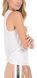 Жіноча майка Lucky in Love Metallic Novelty Stripe Tie Back Tank - біла ST95108 фото 2