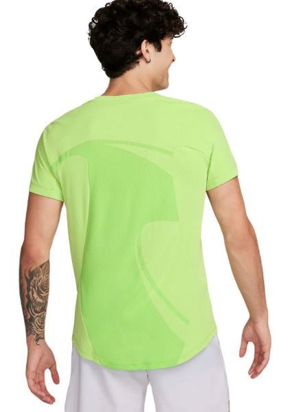 Мужская футболка Nike Dri-Fit Rafa Tennis Top &mdash; зеленый/белый ST93516 фото