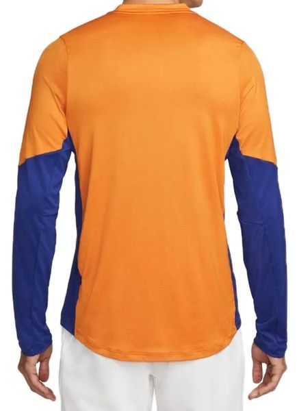 Чоловіча футболка (довгий рукав) Nike Dri-Fit Adventage Camisa M - світлий карі/насичений королівський синій/білий ST81156 фото