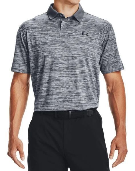 Мужская футболка-поло Under Armour Performance Textured - стальной/черный ST84155 фото