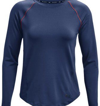 Жіноча футболка (довгий рукав) Under Armour Rush HeatGear Mesh Long Sleeve W - indigo/metallic silver # XS ST80021 фото