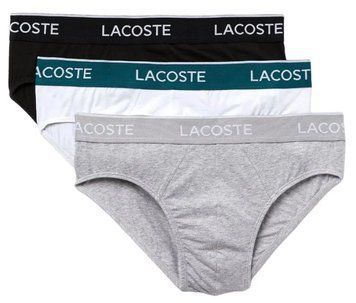 Чоловічі боксери Lacoste Cotton Stretch Casual Briefs 3P ST98293 фото
