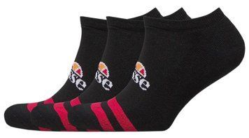 Шкарпетки Ellesse Melna Trainer Liner Sock 3P - чорні ST82736 фото