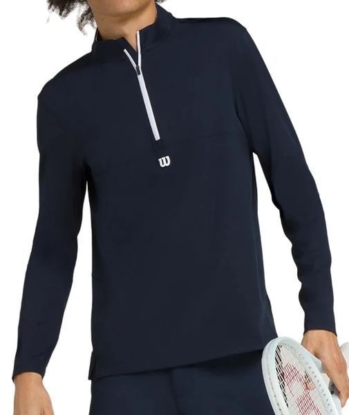 Чоловіча футболка Wilson Elevate Performance 1/2 Zip (з довгим рукавом). ST95080 фото