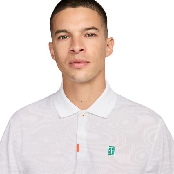 Мужская футболка-поло с принтом Nike Dri-Fit Heritage - белый/белый ST96241 фото