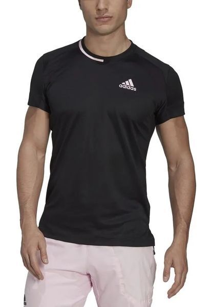 Чоловіча футболка Adidas US Series - чорна ST87036 фото
