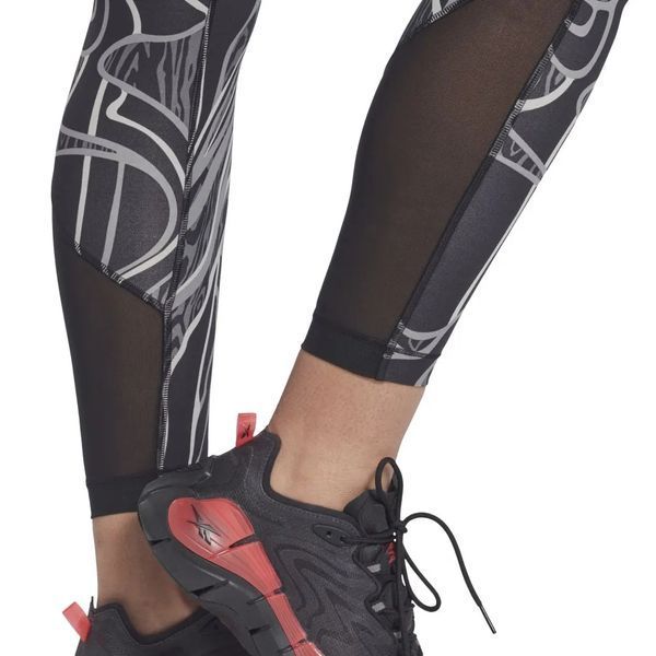 Женские леггинсы Reebok TS Lux Perform Tight - черные ST81884 фото